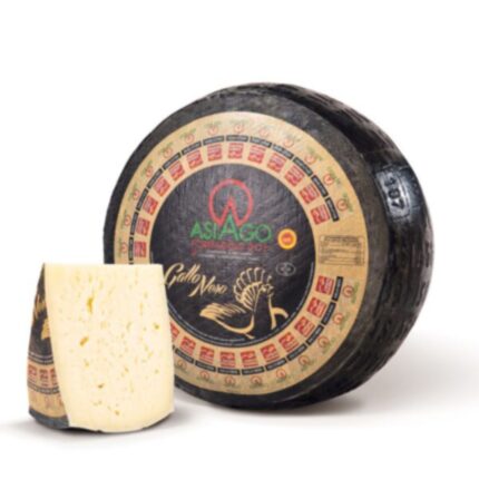Latterie Vicentine Asiago Nero 4 kg – Fresh Asiago DOP “Gallo Nero”