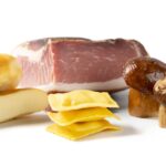 Quadrotto porcini, speck e scamorza