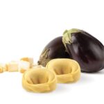 Tortellone crema di melanzane e scamorza affumicata