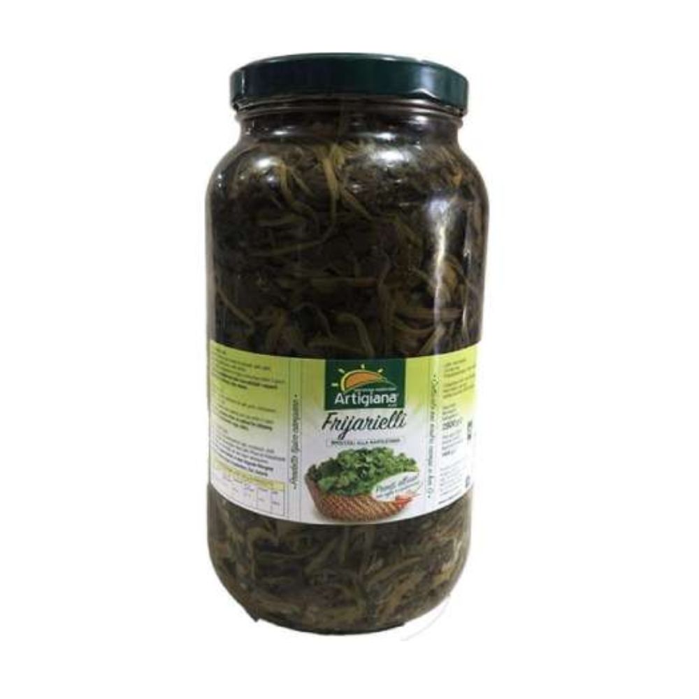 Artigiana Sud friarjelli 3 kg Artigiana Sud Frijarielli in oil 3,1kg - Image 1
