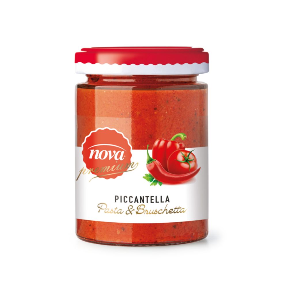 Nova piccantella Nova crema piccantella pasta & bruschetta 580gr - immagine 1