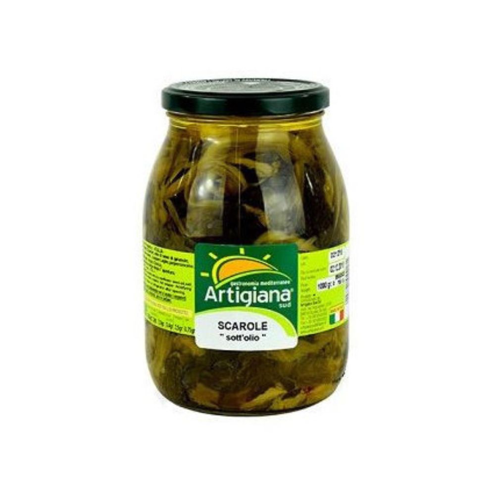 Artigiana Sud scarole Artigiana Sud escarole in oil 1 kg - Image 1