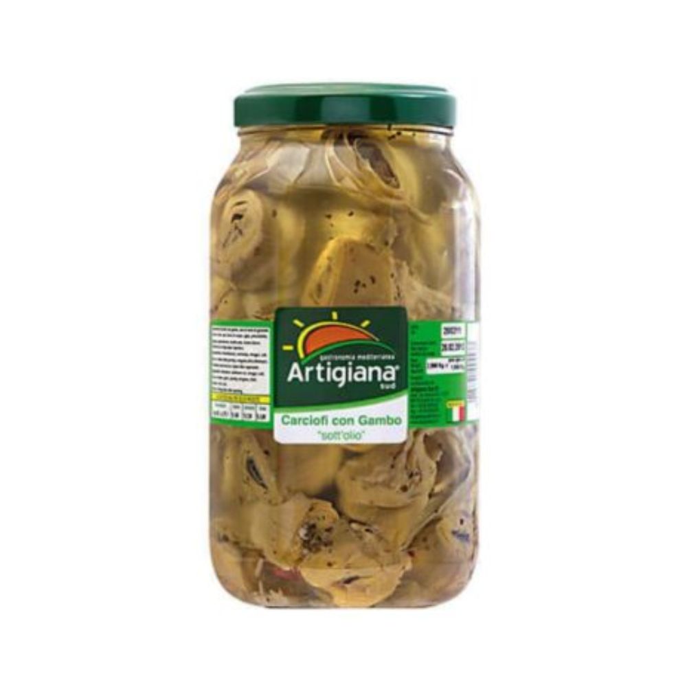Carciofi con gambo Artigiana Sud artichokes with stem 2,9kg - Image 1