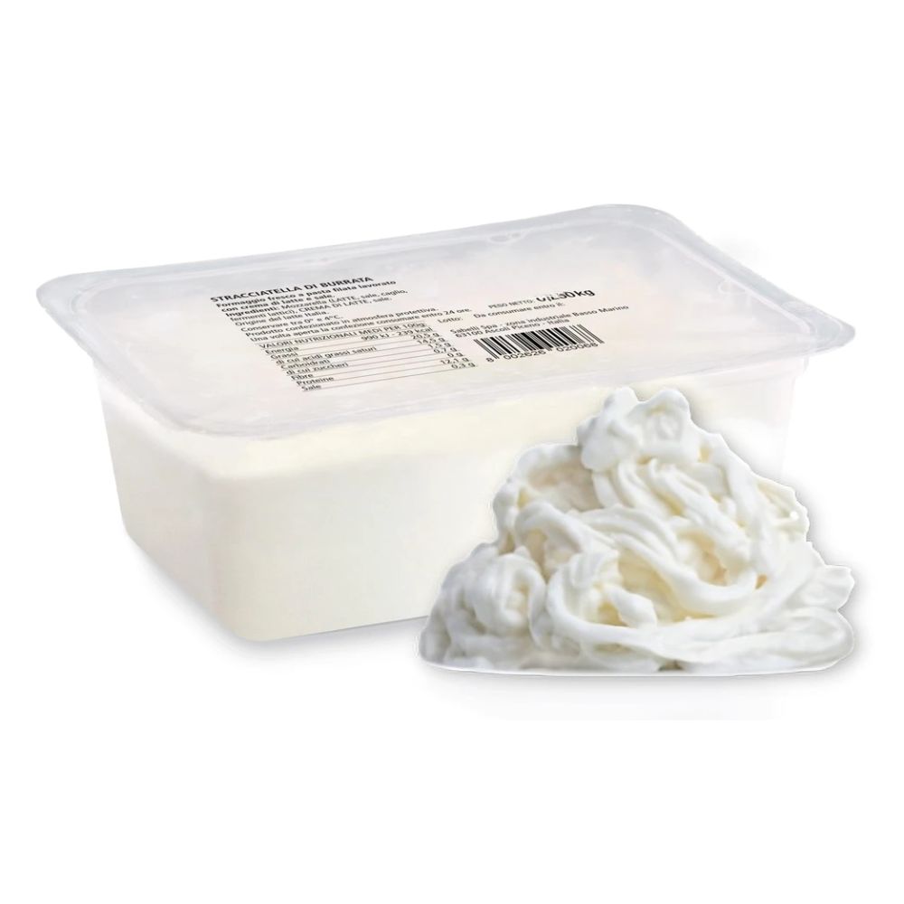straccitaellla 250gr Stracciatella di bufala fresca 250gr - immagine 1