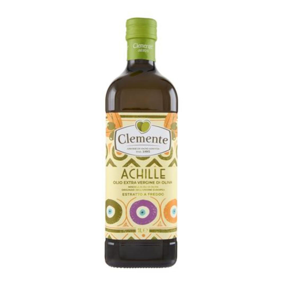Clemente olio extra-vergine di oliva 1Lt Clemente olio extravergine Achille 1 Lt - immagine 1