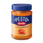 Barilla Pesto Calabrese 190g – Creamy gluten-free sauce with red peppers, ricotta cheese, and chili pepper
