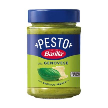 Pesto alla Genovese Barilla 190g - basilico italiano e Parmigiano Reggiano DOP