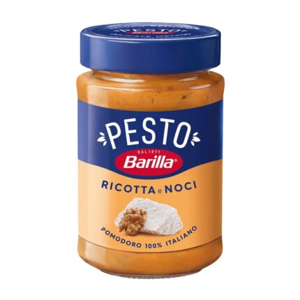 Pesto Barilla Ricotta e Noci 190g – salsa cremosa senza glutine con ricotta e noci