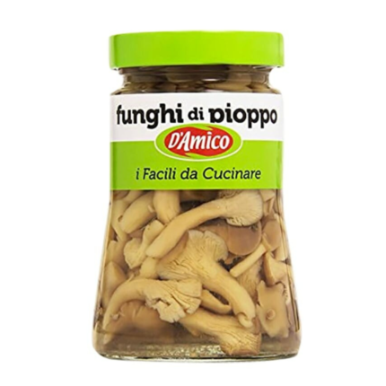 D’Amico Funghi Pioppo 470 g – Funghi Pioppo Lessati al Naturale