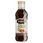 Ponti Glassa alla Soia 240g – glassa cremosa con salsa di soia e Aceto Balsamico di Modena I.G.P.
