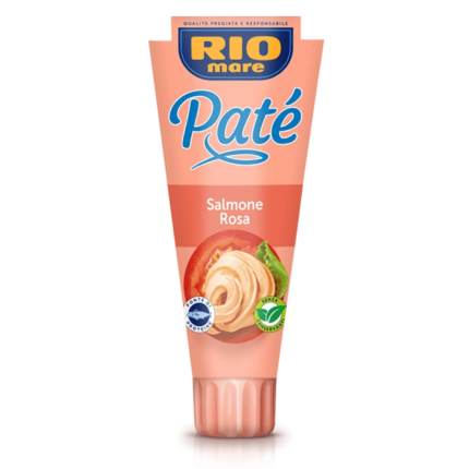 Paté al Salmone Rio Mare 100g – crema spalmabile con salmone rosa 46%