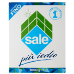 Italkali Sale di Sicilia Iodato Fino 1 kg – sale marino fine, cristalli naturali
