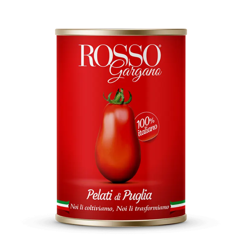 9999 Peeled Gargano Red Tomatoes 400g - Image 1