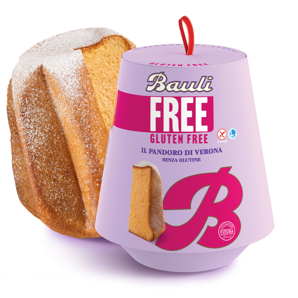 Bauli Gluten-Free Pandoro Bauli Gluten-Free Pandoro packaged – Traditional Italian gluten-free Christmas cake