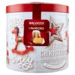 Balocco Pandoro in Tin packaged – Traditional Italian pandoro in elegant decorative gift tin