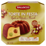 Balocco Torte in Festa Pistachio & Hazelnut Cream packaged – Soft cake filled with pistachio and hazelnut cream