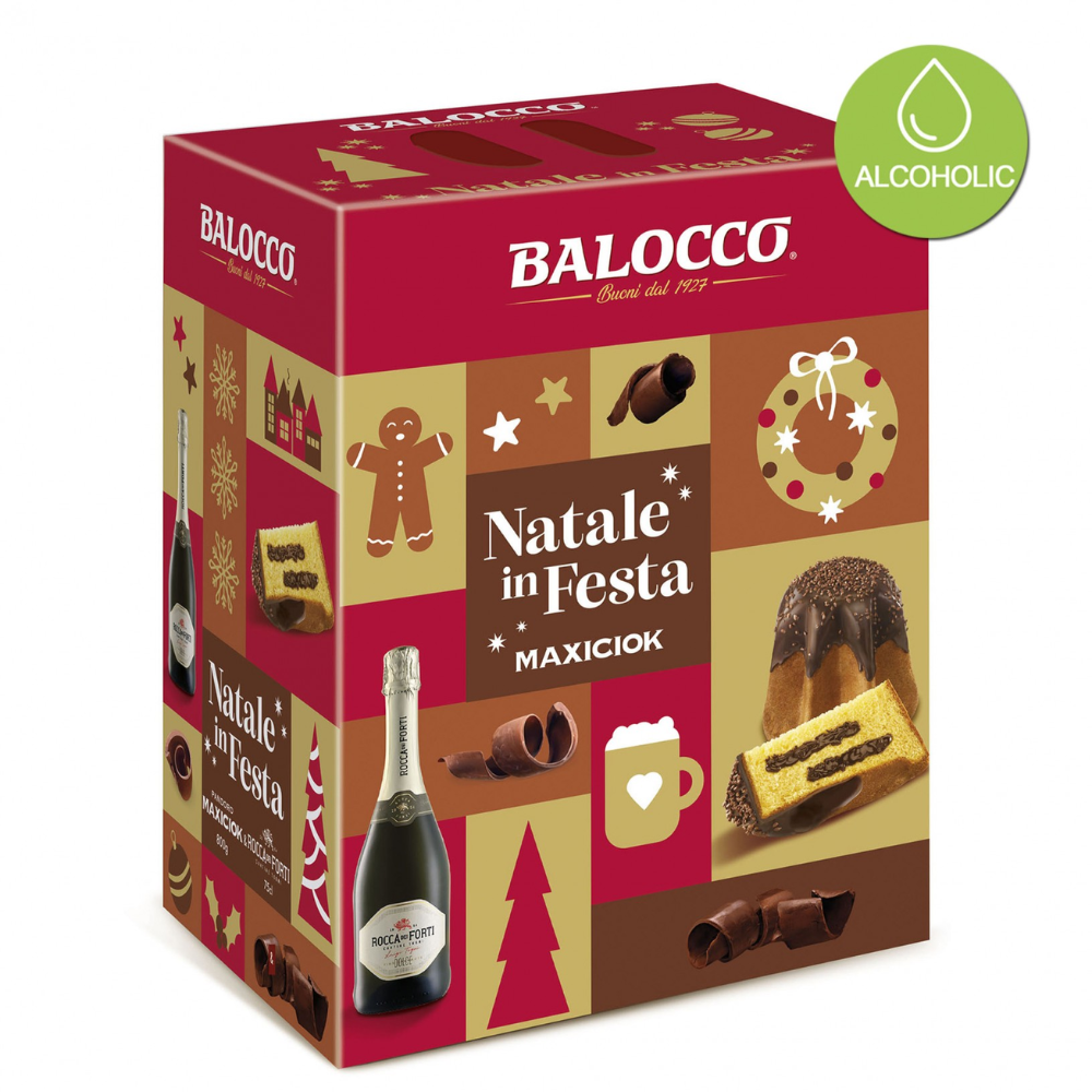 688686 Balocco Christmas Party Maxiciok and bottle - Image 1