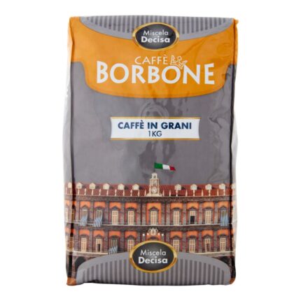 Borbone Caffè in Grani Miscela Decisa 1 kg – chicchi di caffè aromatici dal gusto intenso
