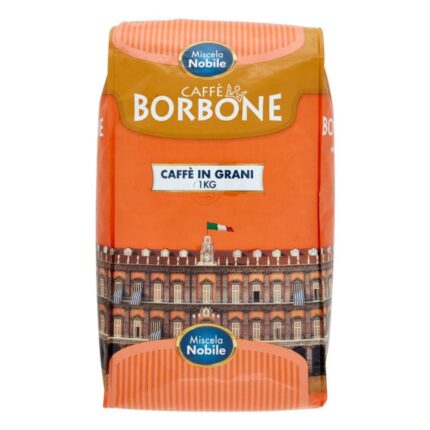 Borbone Caffè in Grani Miscela Nobile 1 kg – chicchi di caffè aromatici dal gusto equilibrato