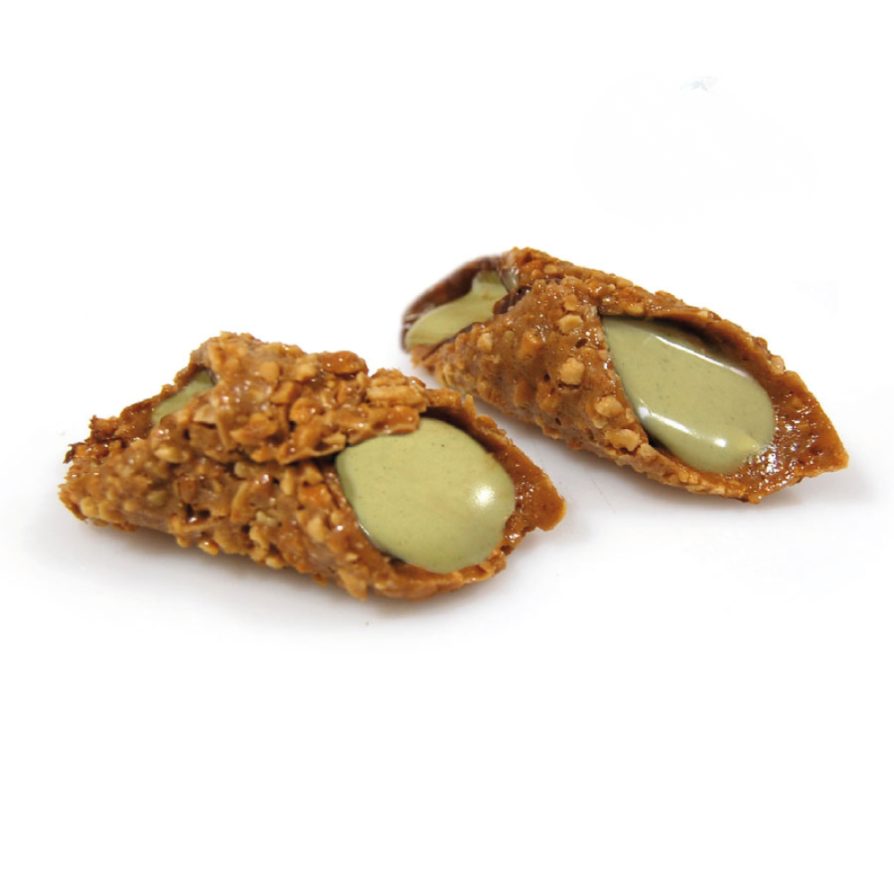 sfhufbifbife Crunchy peanut cannolo stuffed with pistachios 2kg - Image 1