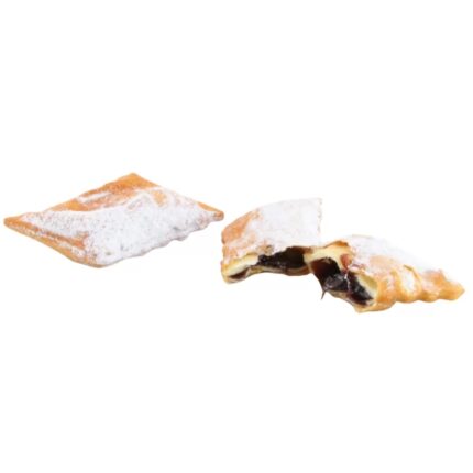 1.5 kg Gianduia-filled Carnival biscuits with powdered sugar