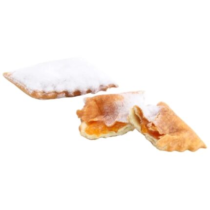 Apricot-filled Carnival Bugie with powdered sugar 1.5 kg