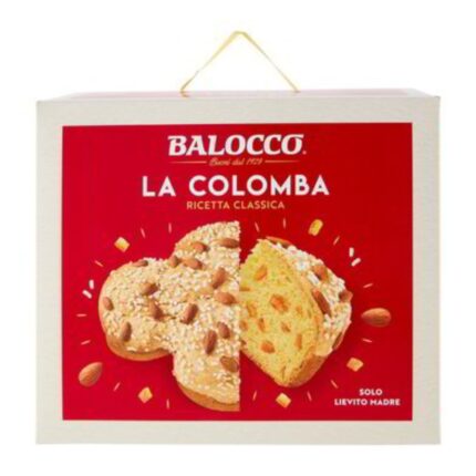 700g Balocco classic Colomba with icing and almonds