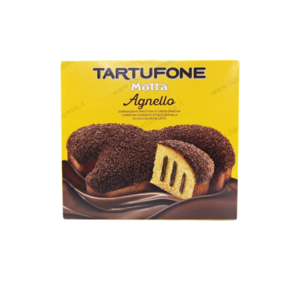 Motta Lamb Tartufone 650g pack, the Easter dessert.