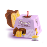 700g Bauli Easter Bavarian Cake filled with custard