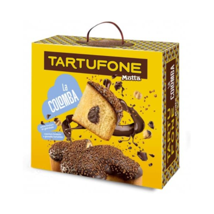 Motta Tartufone 650g pack, the chocolate dove.
