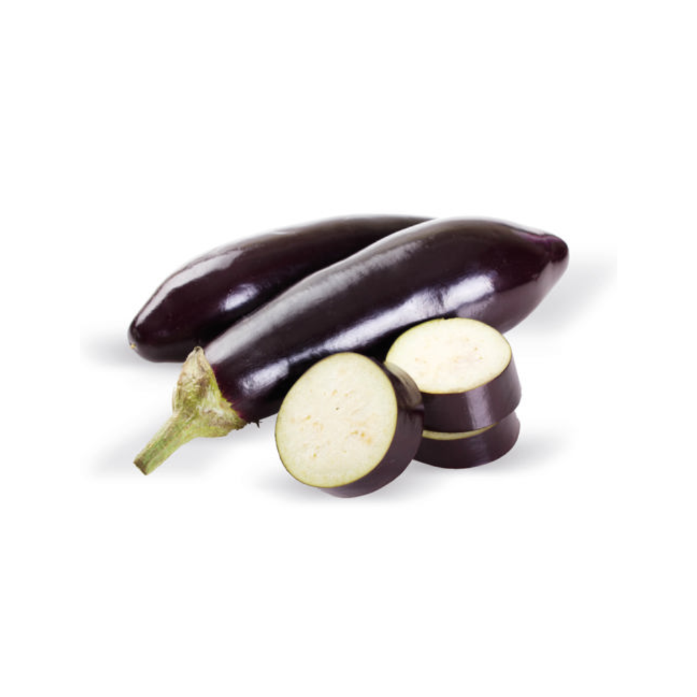 melanzane l Campanian Long Eggplants Fresh 1kg - Image 1
