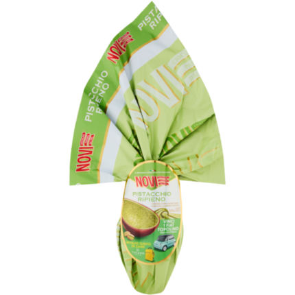 Novi pistachio egg 300g chocolate Easter egg with creamy pistachio filling