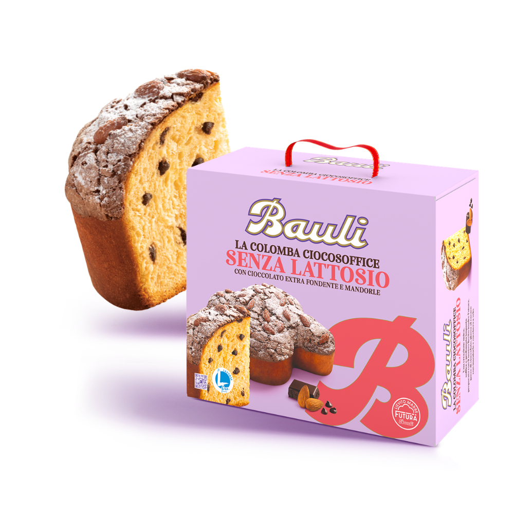 senza l ciocco Bauli soft chocolate colomba without lactose 700g - Image 1